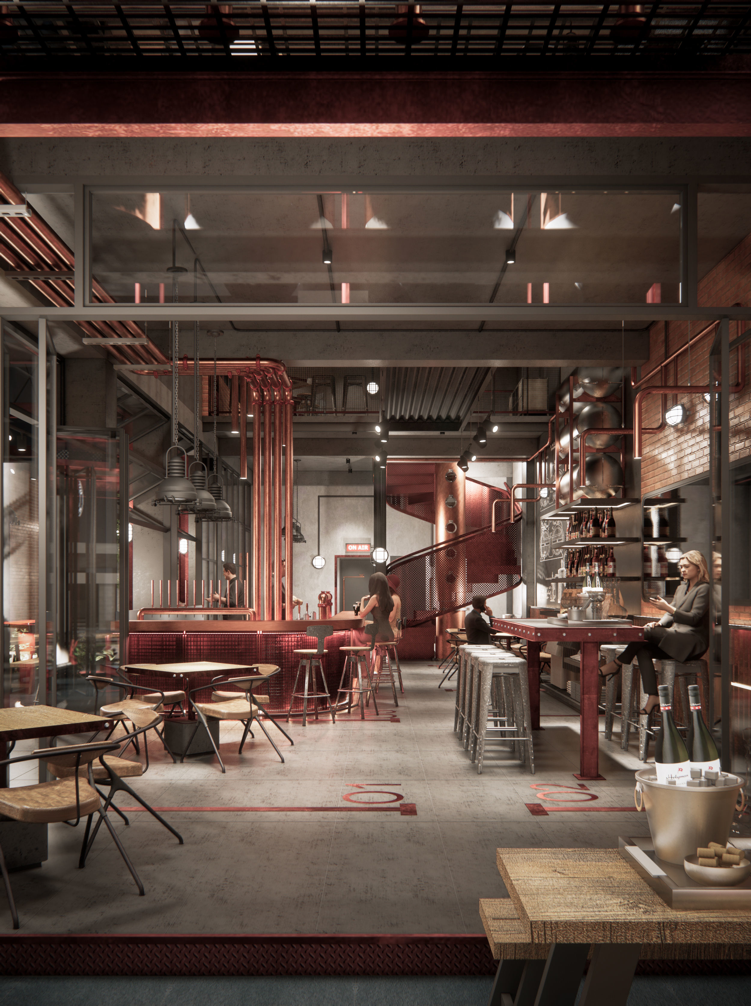 TAPROOM BREWERY ARCHITECTURE AND INTERIOR DESIGN 3D model_4