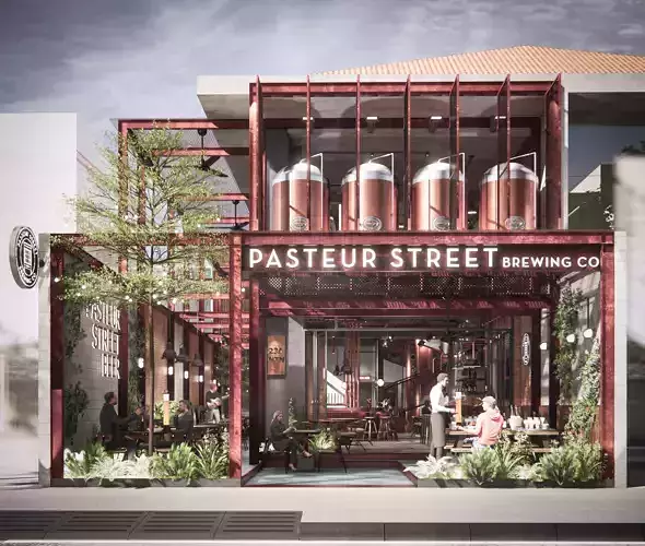 TAPROOM BREWERY ARCHITECTURE AND INTERIOR DESIGN