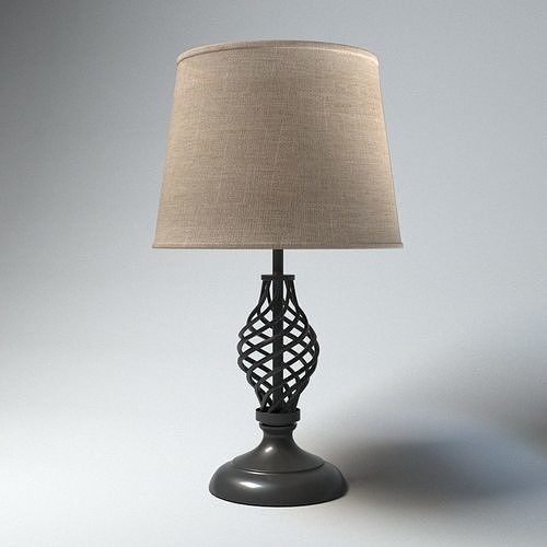 Forged Lamp 3D model