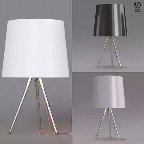 Eva Indirect light table lamp 3D model