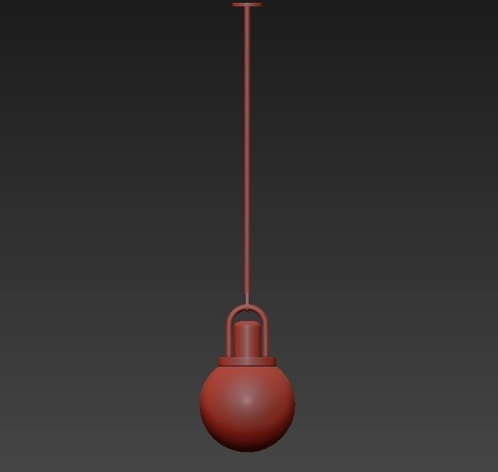 Kare Design Lampa 3D model_1