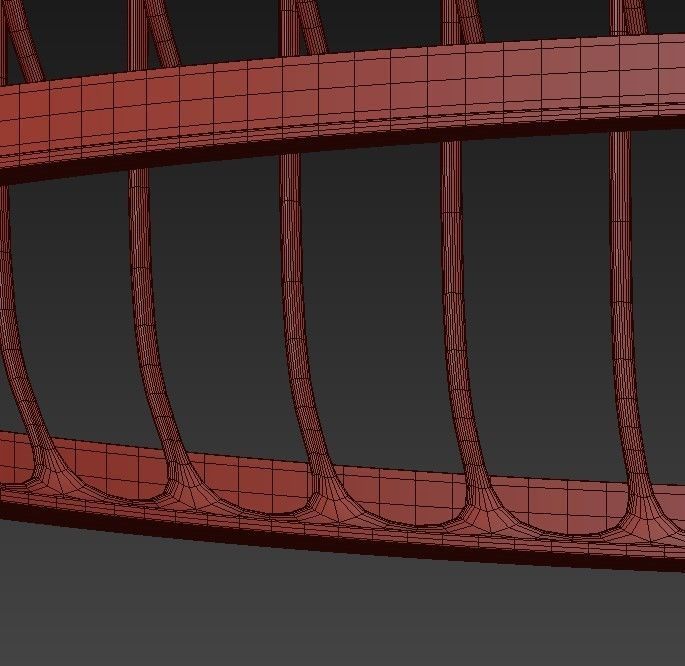 Wedding pendant lamp 3D model_5