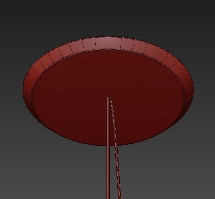 Wedding pendant lamp 3D model_2