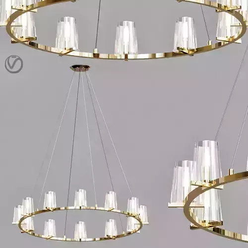 RH Pauillac Round Chandelier