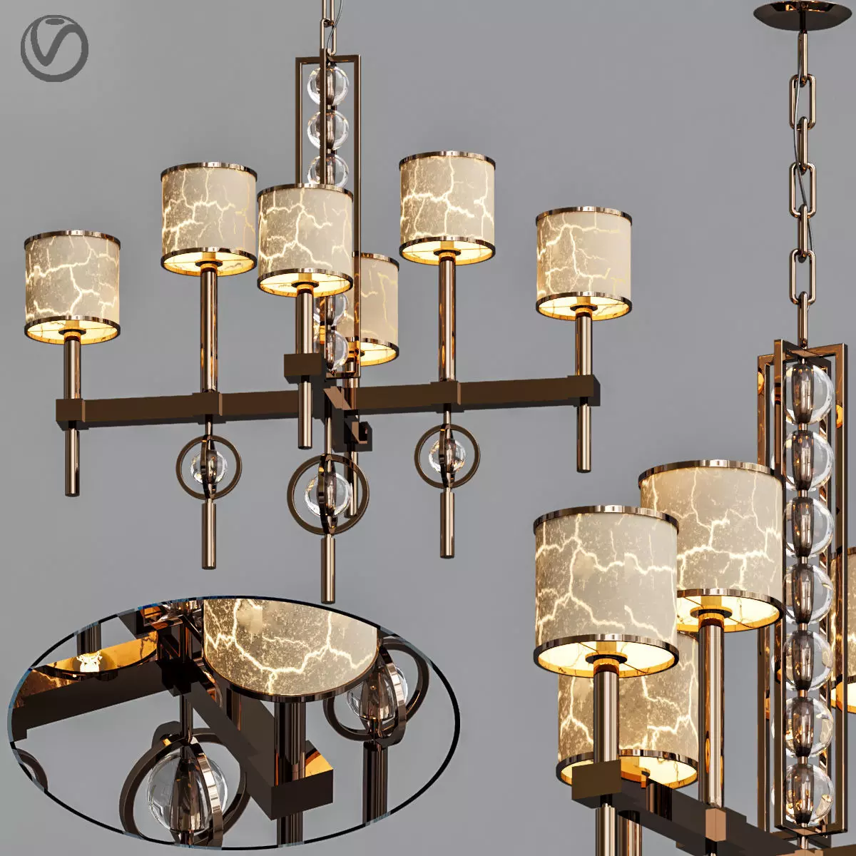 Lampa CELESTIA 3D model_0