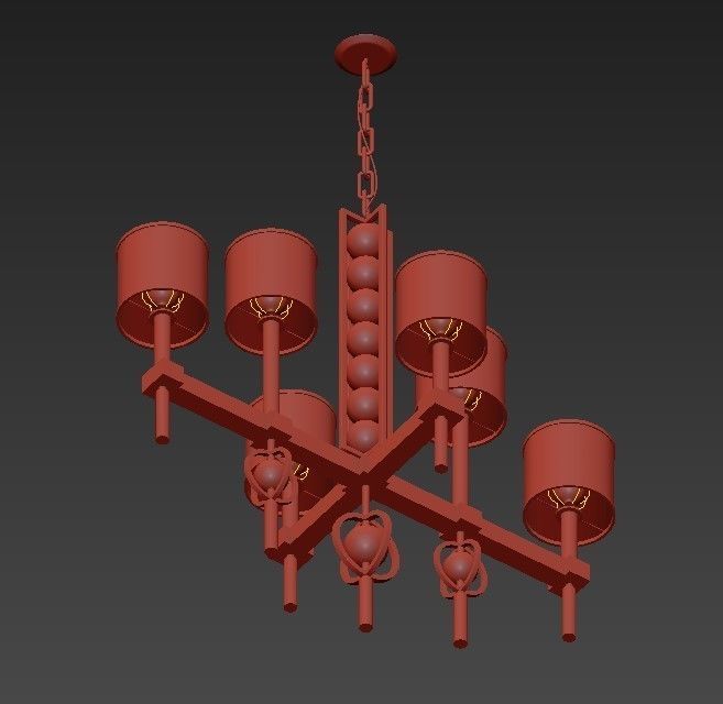 Lampa CELESTIA 3D model_3