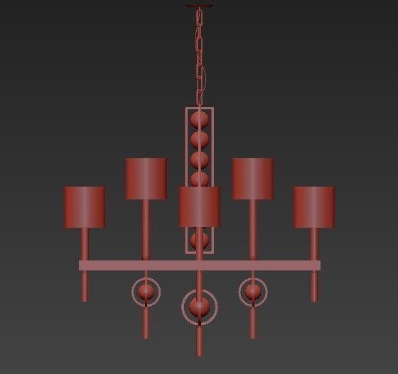 Lampa CELESTIA 3D model_1