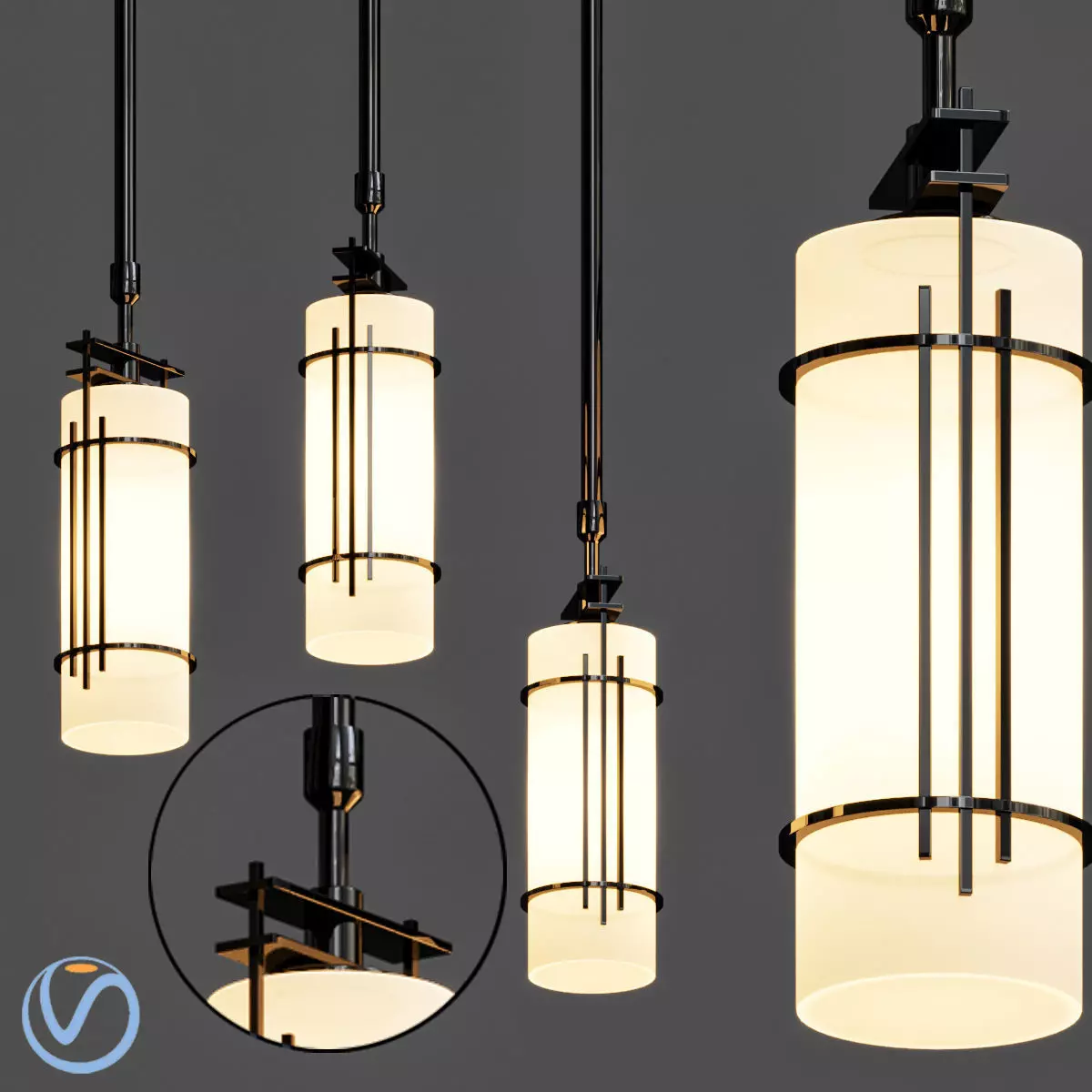 Alt Lights and Pendant lighting 3D model_0
