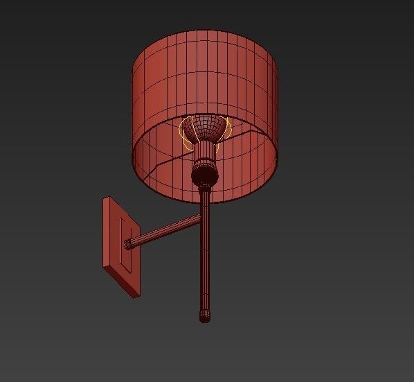 Bronze Wall Lights 3D model_3