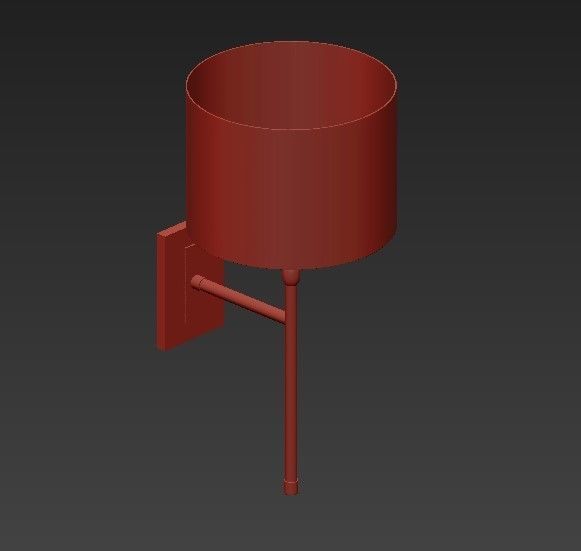 Bronze Wall Lights 3D model_2