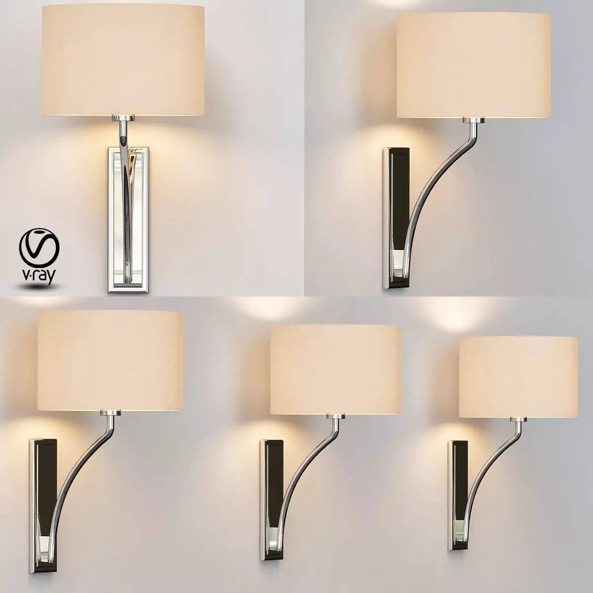 Heathfield Bathroom Light 2 3D model_0