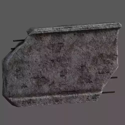 Wall Lowpoly Pack Low-poly 3D model