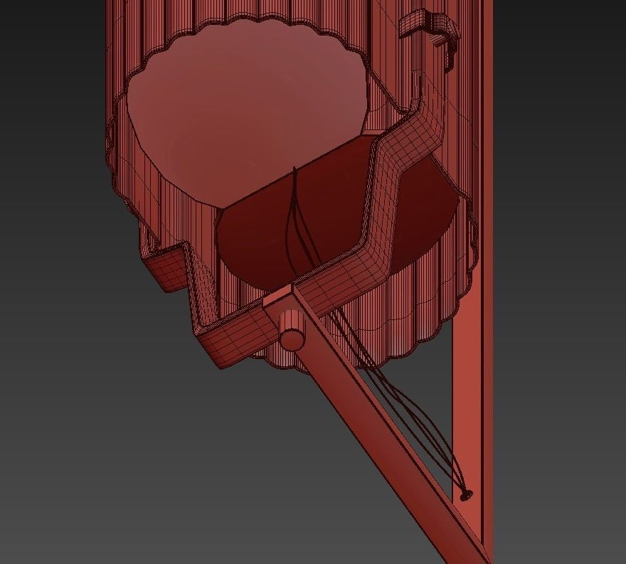 Simply perfect Italian sconce circa 3D model_5