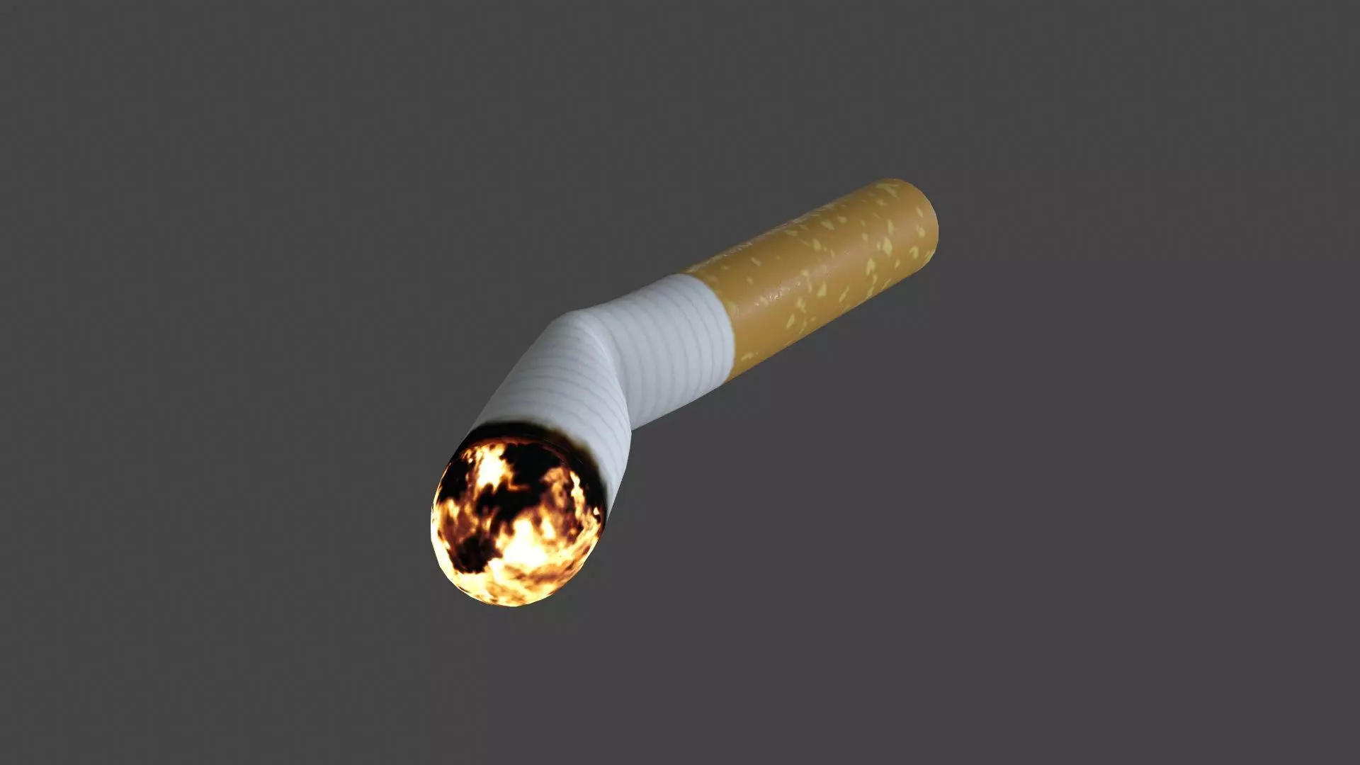 UDUD-004 Cigarette Low-poly 3D model_0
