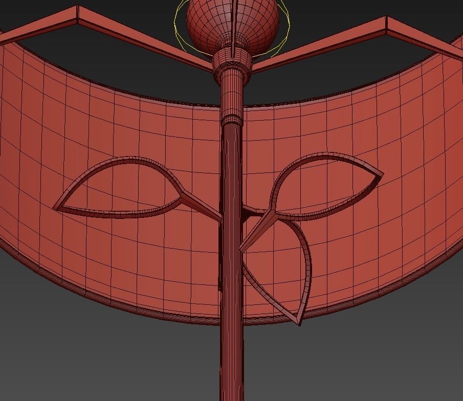 Heathfield Floor Lamp 3D model_2