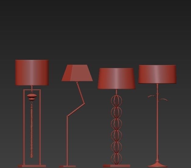 Heathfield Floor Lamp 3D model_3