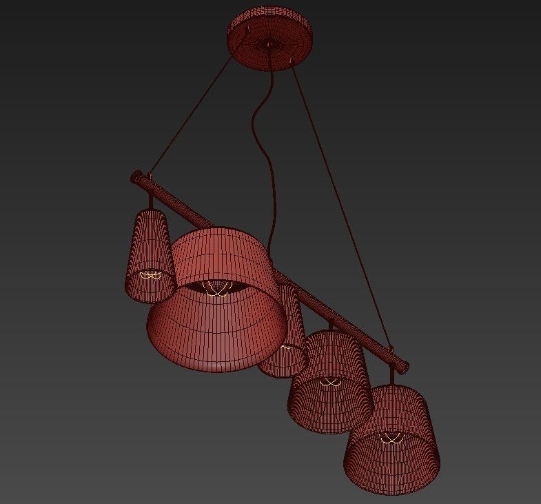 Lustr Parecchi Lime 3D model_4