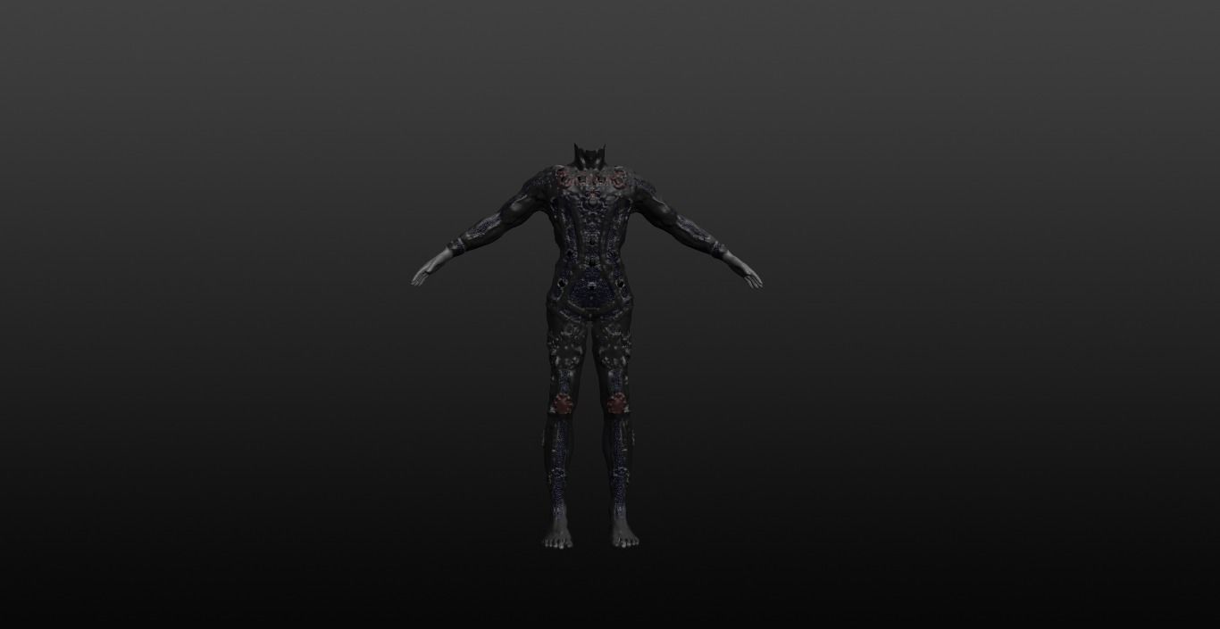 Hybrid Human Body 3D model