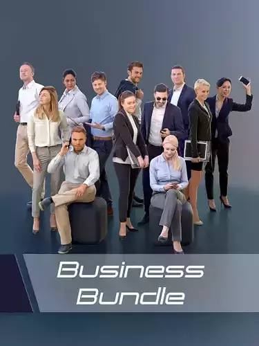 1002 Business Bundle 3D Model Collection