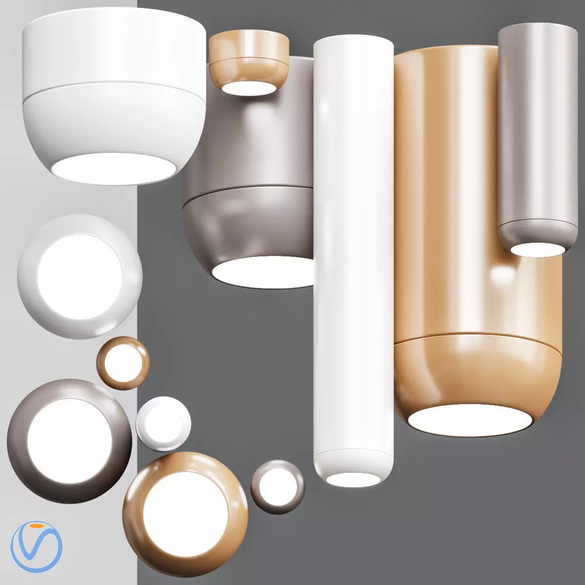 Ceiling lamp URBAN PLURBANM 3D model_0