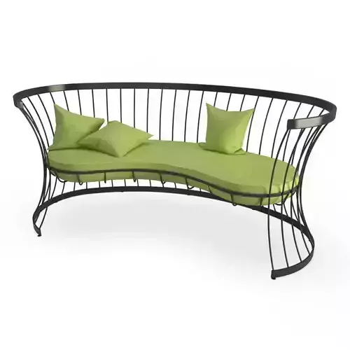 Clessidra Outdoor Sofa Ethimo 3D model