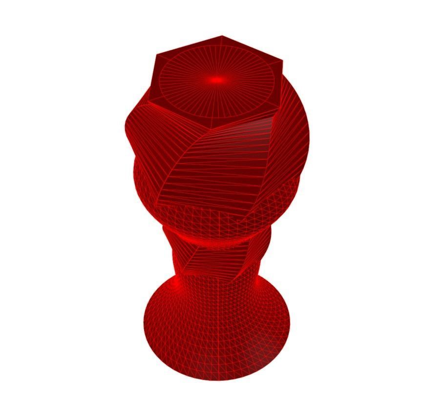 Vase 9-19 3D print model_4