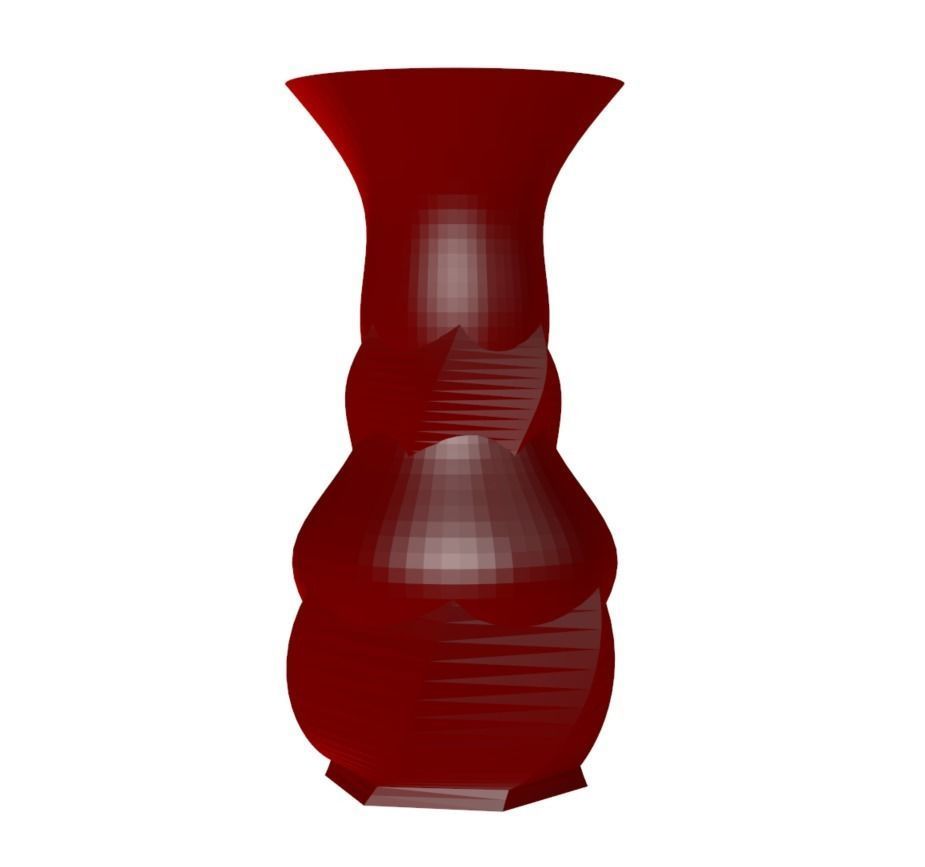 Vase 9-19 3D print model_7