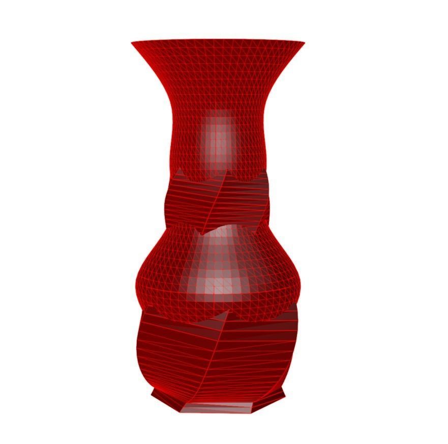 Vase 9-19 3D print model_1