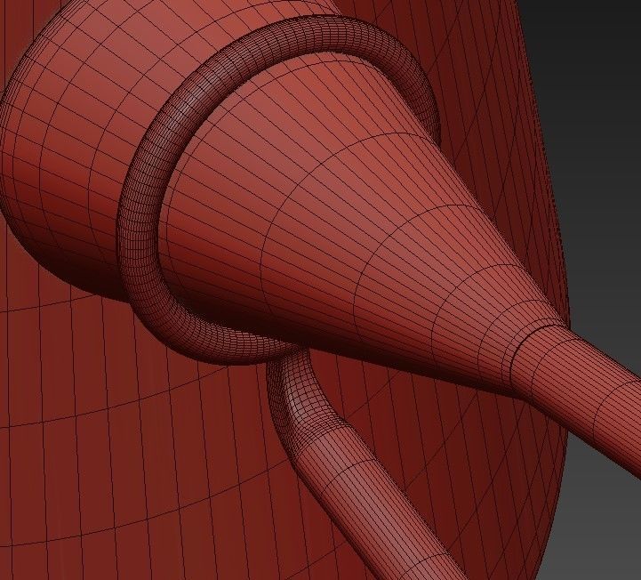 Black And Gold Chandelier 3D model_1