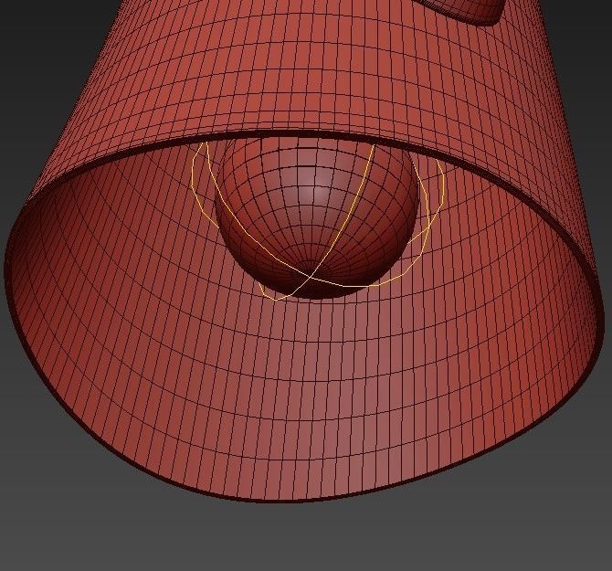 Black And Gold Chandelier 3D model_3