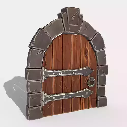 stylized door