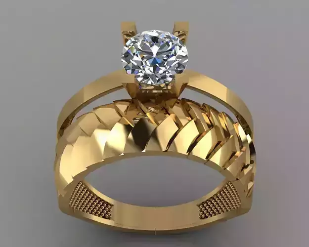 GC GOLD TW022- Diamond ring 
