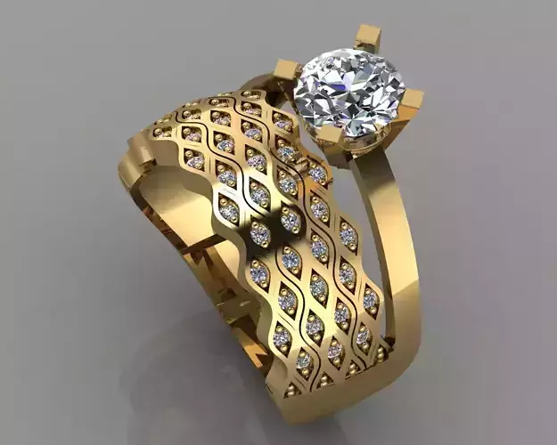 GC GOLD TW025- Diamond ring 
