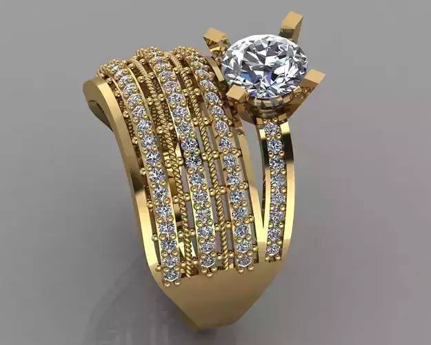 GC GOLD TW028- Diamond ring
