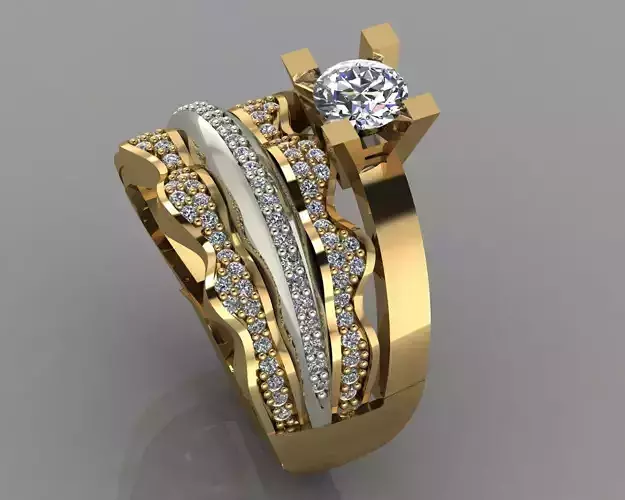 GC GOLD TW029- Diamond ring