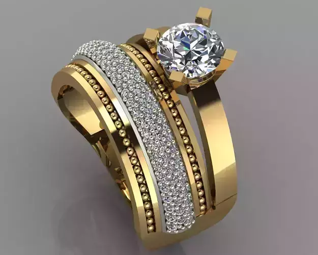 GC GOLD TW030- Diamond ring 