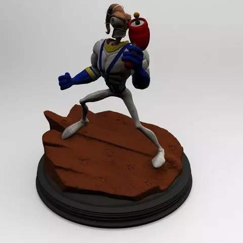 jim lombriz Free 3D print model