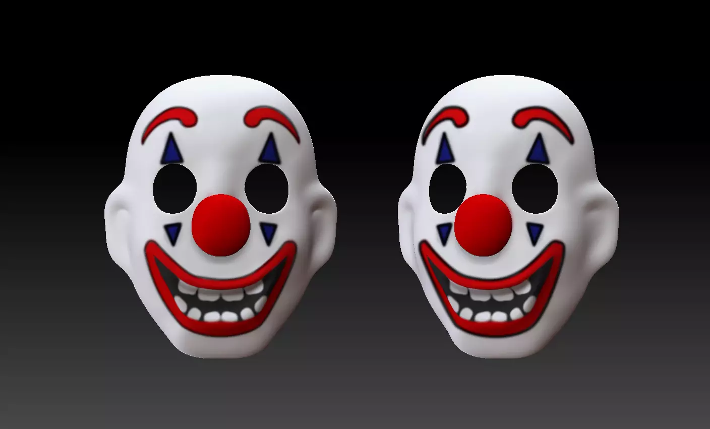 Joker 2019 Mask Joaquin Phoenix 3D Print 3D print model