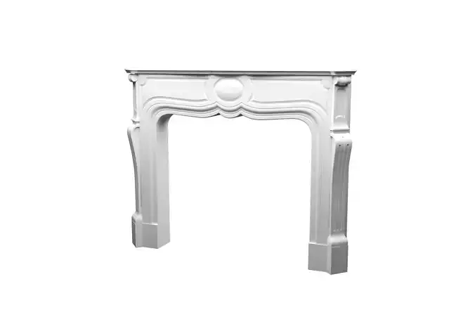 fireplace mantel Low-poly 3D model