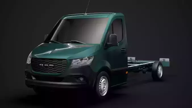 RAM Sprinter Chassis Single Cab L3 RWD 2020 3D model