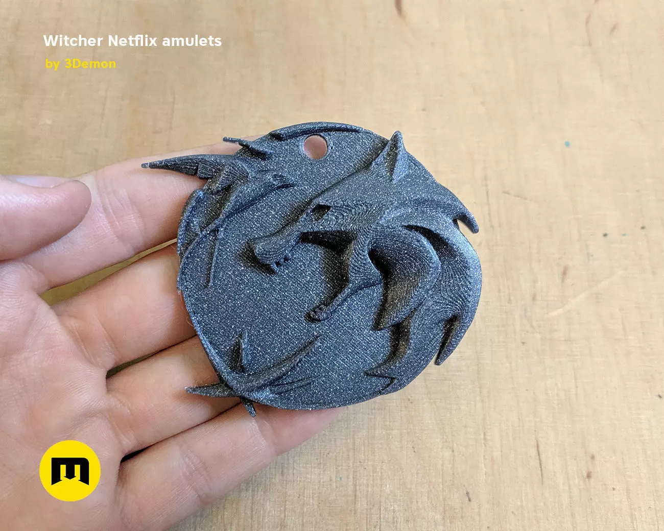 The Witcher Netflix Series Amulet Free 3D print model