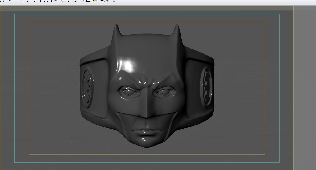 Batman Ring 3D print model_2