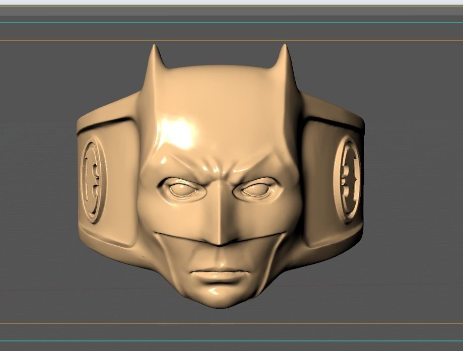 Batman Ring 3D print model_1