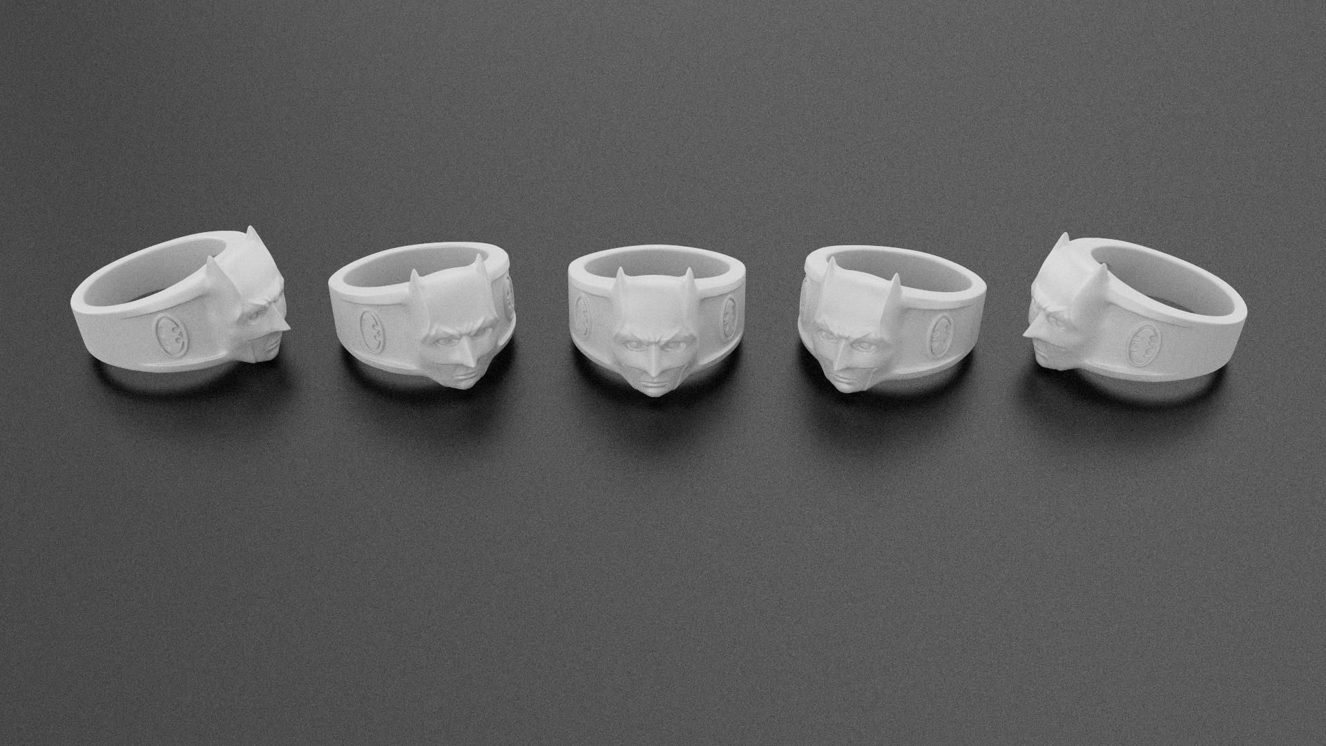 Batman Ring 3D print model_6