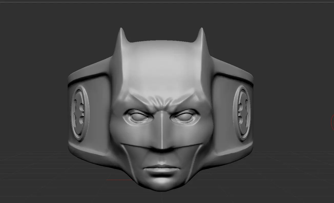 Batman Ring 3D print model_0