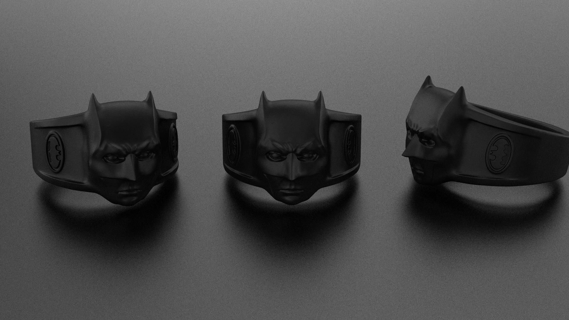 Batman Ring 3D print model_7