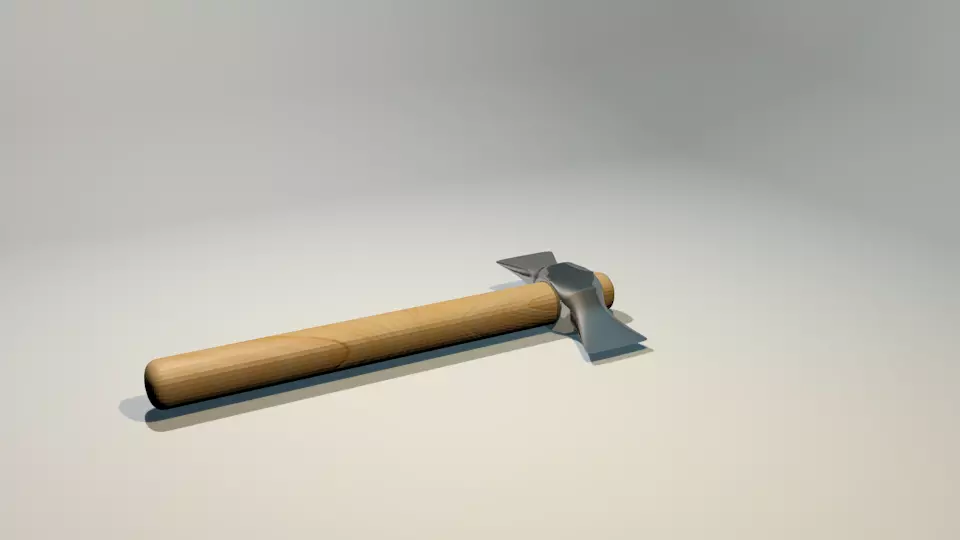  Battle ax 3D model_0