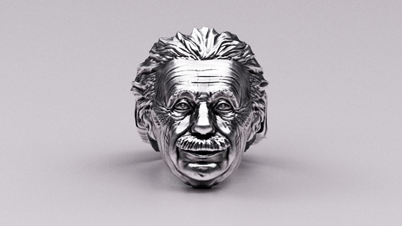 Einstein ring 3D print model_4