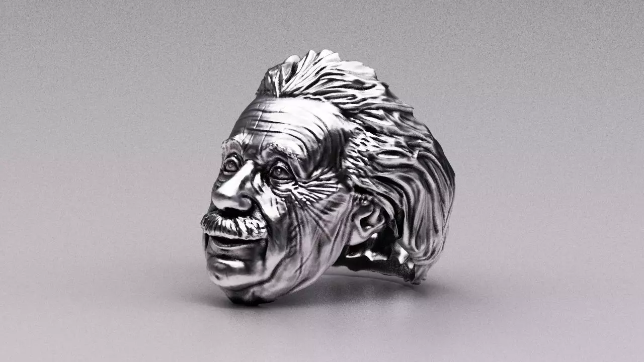 Einstein ring 3D print model_0