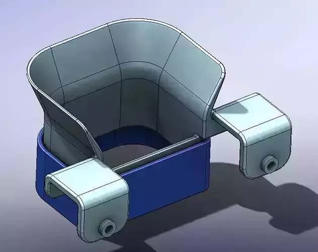Fish Feeding Ring - Hopper 3D print model